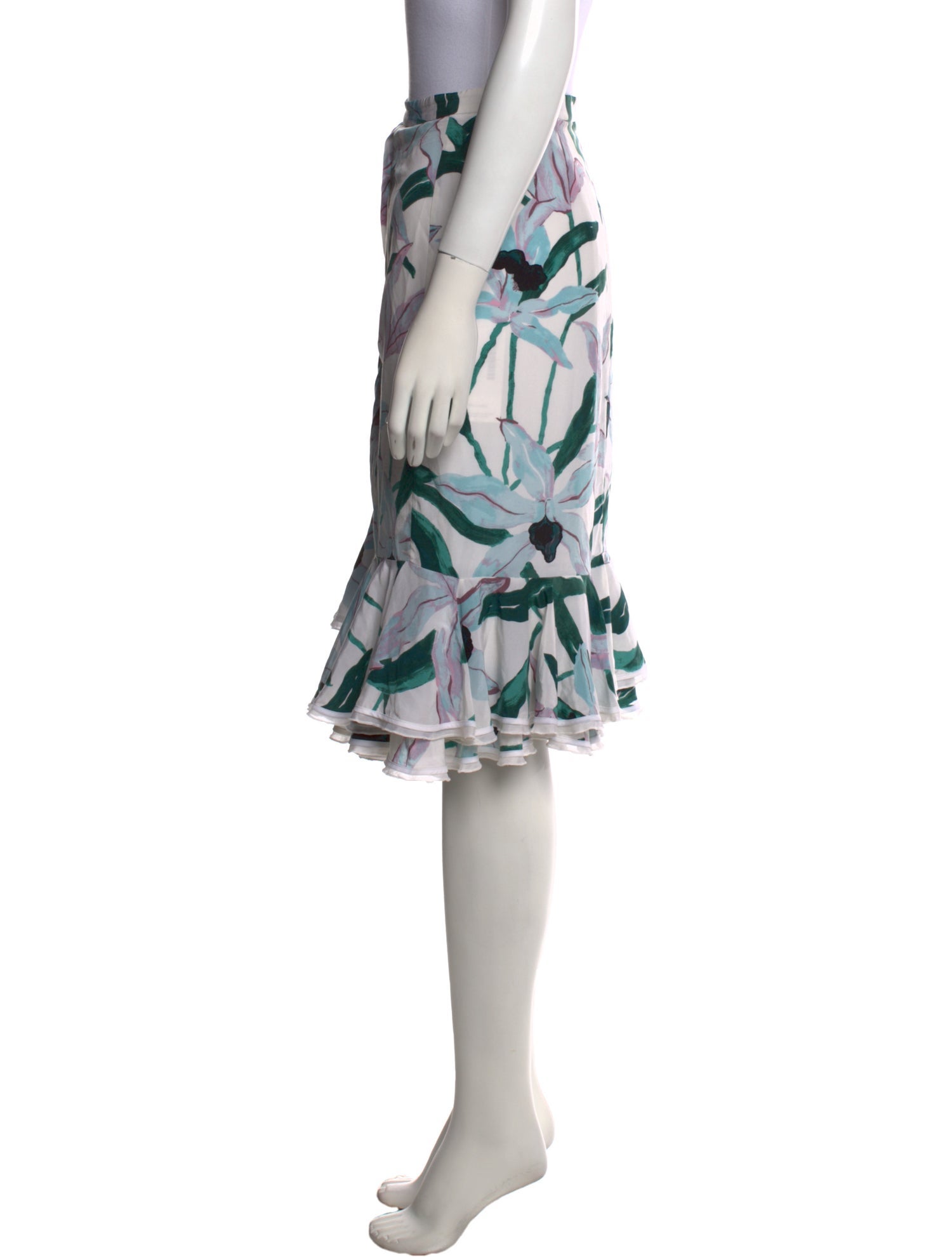 Tory Burch Silk Knee-Length Skirt